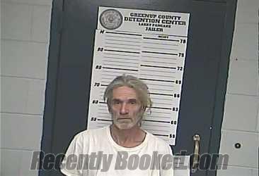 Booking photo from Greenup County, Kentucky