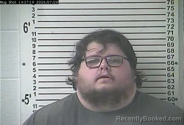 Mugshot of Austin Samuel Allen booked in Hardin County, Kentucky on July 28, 2026