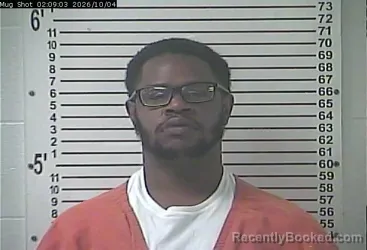 Mugshot of Aaron Isaiah Byars booked in Hardin County, Kentucky on October 4, 2026