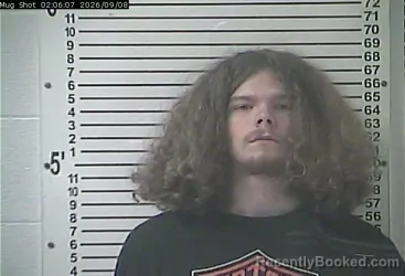 Mugshot of Aiden William Caldwell booked in Hardin County, Kentucky on September 8, 2026