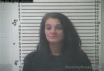 Mugshot of Angela Michelle Coates booked in Hardin County, Kentucky on September 12, 2026