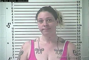 Mugshot of ANGEL DANIELLE MEREDITH booked in Hardin County, Kentucky on March 20, 2026