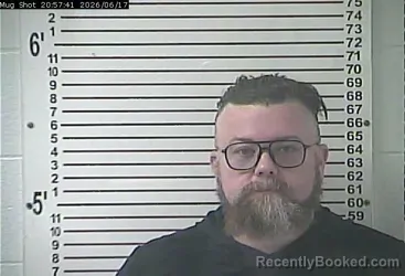 Mugshot of ANDREW MICHAEL MCMONIGAL booked in Hardin County, Kentucky on June 17, 2026