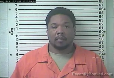 Mugshot of ANDRE LEE NEWBY booked in Hardin County, Kentucky on April 7, 2026