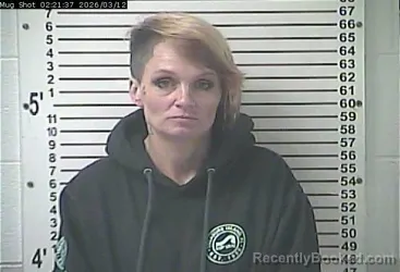 Mugshot of ALISA BETH TAULBEE booked in Hardin County, Kentucky on March 12, 2026