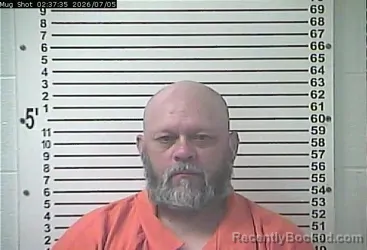 Mugshot of ALLEN DOUGLAS WALKER booked in Hardin County, Kentucky on July 5, 2026