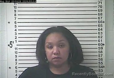 Mugshot of BRITTANY DANILLE BROWN booked in Hardin County, Kentucky on May 18, 2026