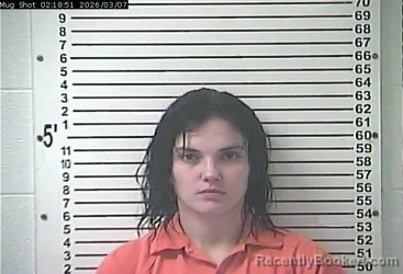 Mugshot of BAILEY BROOKE DELANO booked in Hardin County, Kentucky on March 7, 2026
