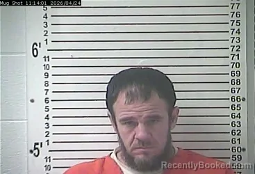 Mugshot of BRENT WILLIAM GILLEY booked in Hardin County, Kentucky on April 24, 2026
