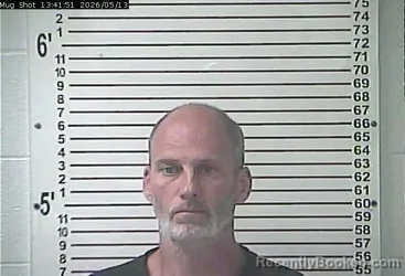 Mugshot of BRAD LEE MALONE booked in Hardin County, Kentucky on May 13, 2026