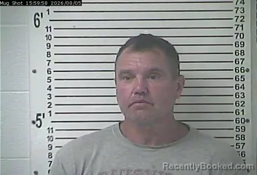 Mugshot of BRYAN KELLY MITCHUM booked in Hardin County, Kentucky on August 5, 2026