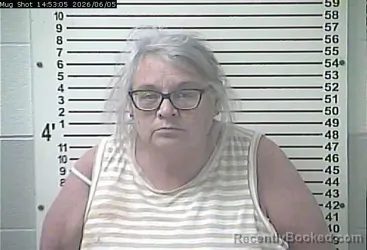 Mugshot of BONNIE LOUISE NARMI booked in Hardin County, Kentucky on June 5, 2026