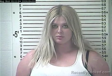 Mugshot of BROOKE LAINE OBANNON MILESKO booked in Hardin County, Kentucky on April 23, 2026