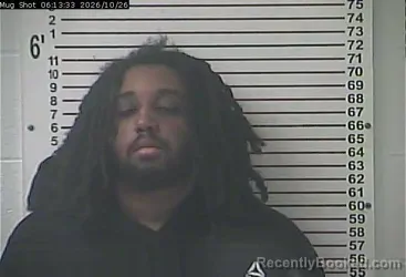 Mugshot of Brenden Gabriel Russell booked in Hardin County, Kentucky on October 26, 2026