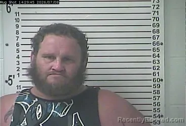 Mugshot of BRADLEY THOMAS RIGGS booked in Hardin County, Kentucky on July 8, 2026