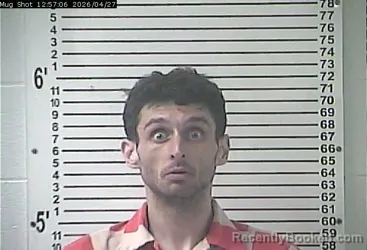 Mugshot of BLAINE ALEC SPENCER booked in Hardin County, Kentucky on April 27, 2026