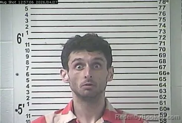 Mugshot of BLAINE ALEC SPENCER booked in Hardin County, Kentucky on April 28, 2026