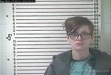 Mugshot of BRITTANY TESSA RENE VAN WINKLE booked in Hardin County, Kentucky on March 11, 2026