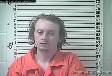 Mugshot of CORBIN DALLAS BRUNER booked in Hardin County, Kentucky on June 16, 2026