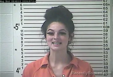 Mugshot of CAITLYN MICHELLE HOUSER booked in Hardin County, Kentucky on July 14, 2026