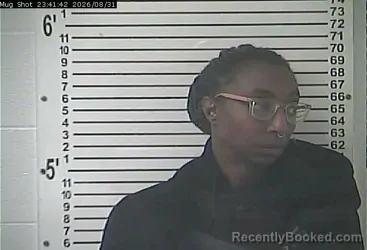 Mugshot of Chianta Maileen Holmes booked in Hardin County, Kentucky on September 1, 2026
