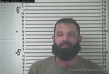 Mugshot of Clifton Dwayne Hatfield booked in Hardin County, Kentucky on August 22, 2026