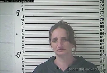 Mugshot of Catherine Grace Ledbetter booked in Hardin County, Kentucky on August 23, 2026