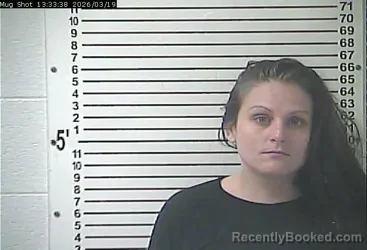 Mugshot of COURTNEY BETH MABRY booked in Hardin County, Kentucky on March 19, 2026