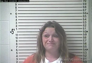 Mugshot of CHRISTINA LYNN ONAN booked in Hardin County, Kentucky on June 23, 2026
