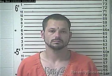 Mugshot of CHRISTOPHER WILLIAM POWELL booked in Hardin County, Kentucky on May 18, 2026