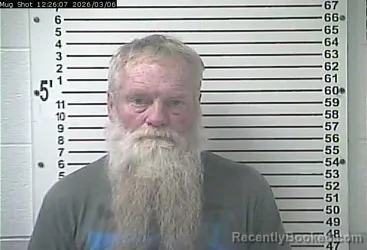 Mugshot of CLYDE EDWARD PUCKETT booked in Hardin County, Kentucky on March 6, 2026