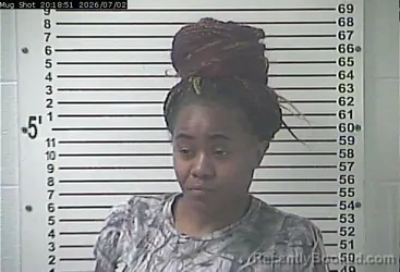 Mugshot of CRYSTAL DEVONIA RATCLIFFE booked in Hardin County, Kentucky on July 2, 2026