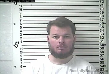 Mugshot of Cameron Gibson Sereff booked in Hardin County, Kentucky on July 29, 2026