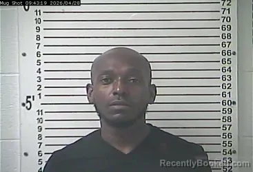 Mugshot of CESAR LEONARDO SAMUELS booked in Hardin County, Kentucky on April 28, 2026