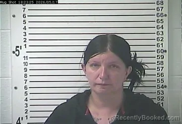 Mugshot of CHRISTY LYNN SMITH booked in Hardin County, Kentucky on May 17, 2026