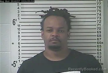 Mugshot of Dominique Orlando Boswell booked in Hardin County, Kentucky on September 8, 2026
