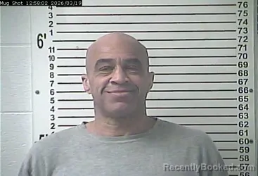 Mugshot of DAMON SCOTT BOWLES booked in Hardin County, Kentucky on March 19, 2026
