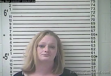 Mugshot of DEANNA MARIE CARR booked in Hardin County, Kentucky on July 9, 2026