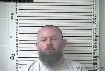 Mugshot of DUSTIN JAMES DAUGHERTY booked in Hardin County, Kentucky on March 6, 2026