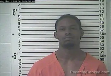 Mugshot of Darrius Demarko Griffin booked in Hardin County, Kentucky on September 3, 2026