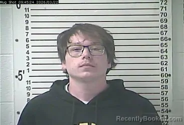 Mugshot of DYLAN C HENLEY booked in Hardin County, Kentucky on March 22, 2026