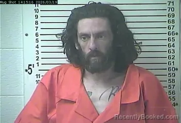 Mugshot of DANIEL JAMES HAZELL booked in Hardin County, Kentucky on March 19, 2026