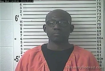 Mugshot of DANIEL RAY HOLMES booked in Hardin County, Kentucky on March 19, 2026