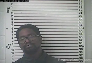Mugshot of David Tyrone Lax booked in Hardin County, Kentucky on October 26, 2026
