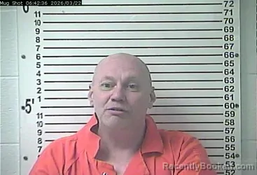 Mugshot of DWAYNE RAE LUSH booked in Hardin County, Kentucky on March 22, 2026