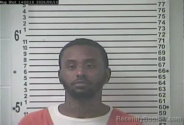 Mugshot of Demonte Oshea Parrish booked in Hardin County, Kentucky on September 10, 2026