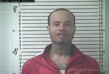 Mugshot of DAMARCO RASHAWN RAWLS booked in Hardin County, Kentucky on April 25, 2026