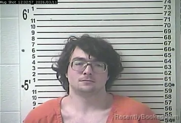 Mugshot of DAYTON JAMES SKELTON booked in Hardin County, Kentucky on March 11, 2026