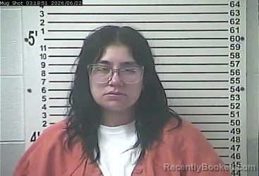 Mugshot of EMILY NICHOLE ALLRUTZ booked in Hardin County, Kentucky on June 22, 2026