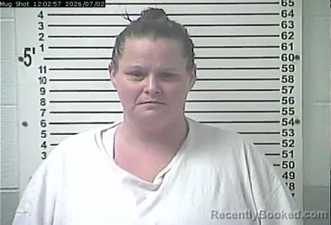 Mugshot of EMILY DAWN CREEK booked in Hardin County, Kentucky on July 2, 2026